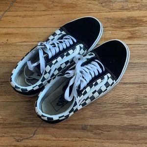 checkered vans